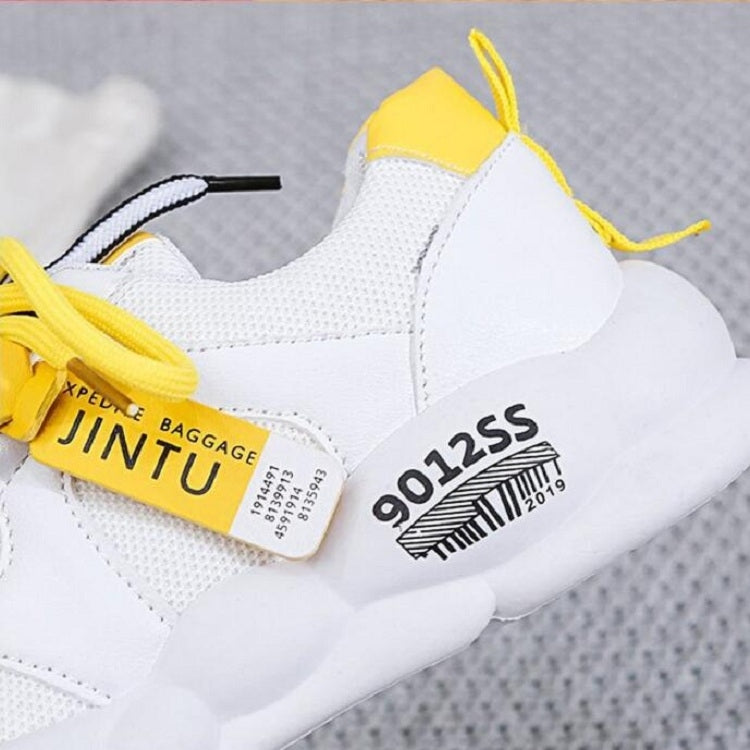 Women Shoes Bright Color Breathable Mesh Sneakers, Size:37