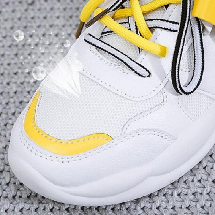 Women Shoes Bright Color Breathable Mesh Sneakers, Size:37