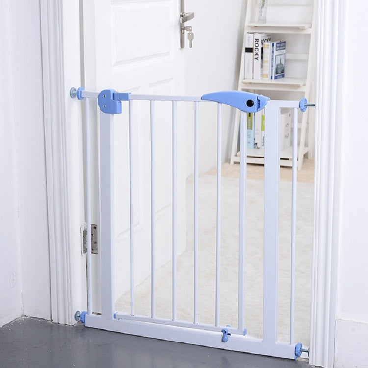 Child Safety Staircase Isolation Fixing Board Baby Safety Door, Size:74.5Ã—77cm(White)