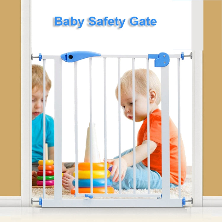 Child Safety Staircase Isolation Fixing Board Baby Safety Door, Size:74.5Ã—77cm(White)