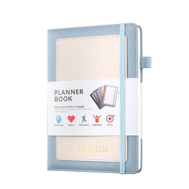 YMX-018 A5 Weekly Plan Monthly Plan Book Self-Regulation Strap Notebook Without Sticker