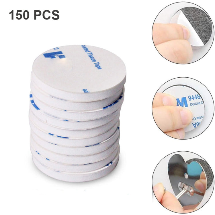 150 PCS 30x1.5mm Round EVA Foam Double-sided Adhesive Strong High-viscosity Sponge Sticker