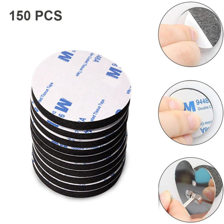 150 PCS 30x1.5mm Round EVA Foam Double-sided Adhesive Strong High-viscosity Sponge Sticker