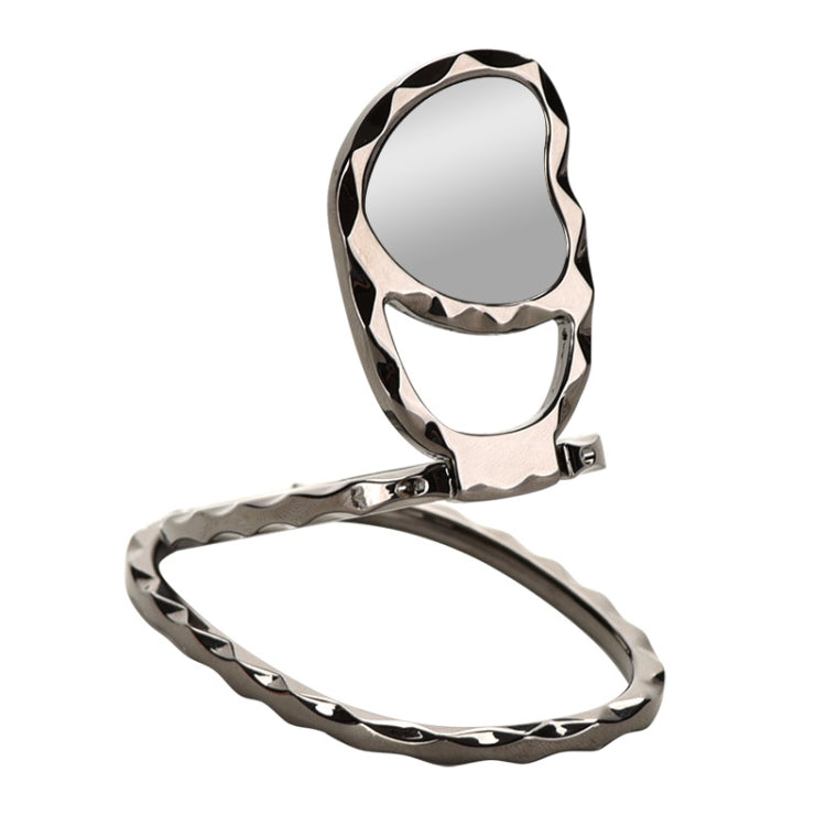 Metal Car Mobile Phone Folding Bracket Ring Buckle Paste Bracket,Style: Love