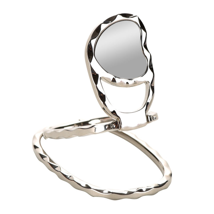 Metal Car Mobile Phone Folding Bracket Ring Buckle Paste Bracket,Style: Love