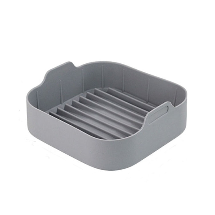 Air Fryer Silicone Grill Pan Accessories, Size: Square 20.5 cm
