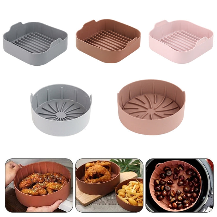 Air Fryer Silicone Grill Pan Accessories, Size: Round 22 cm