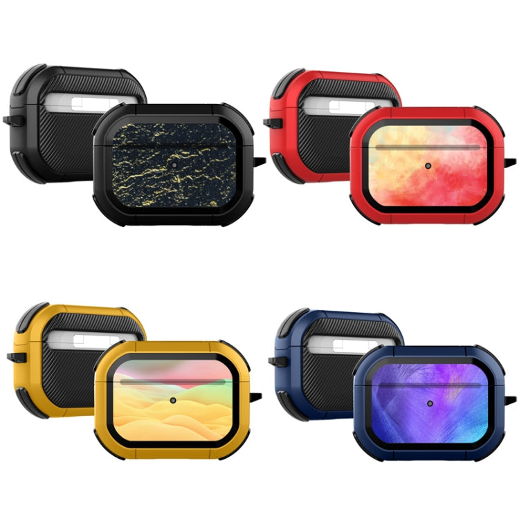 Watercolor Print Flip Headphone Protective Cover for AirPods Pro