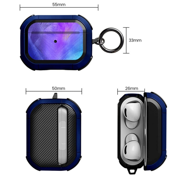 Watercolor Print Flip Headphone Protective Cover for AirPods Pro