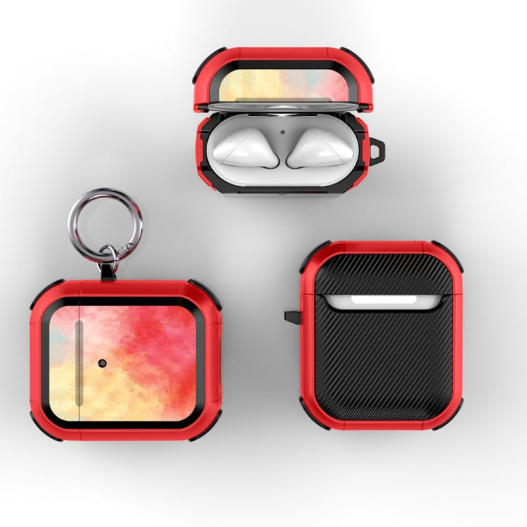 Watercolor Print Flip Headphone Protective Cover for AirPods Pro