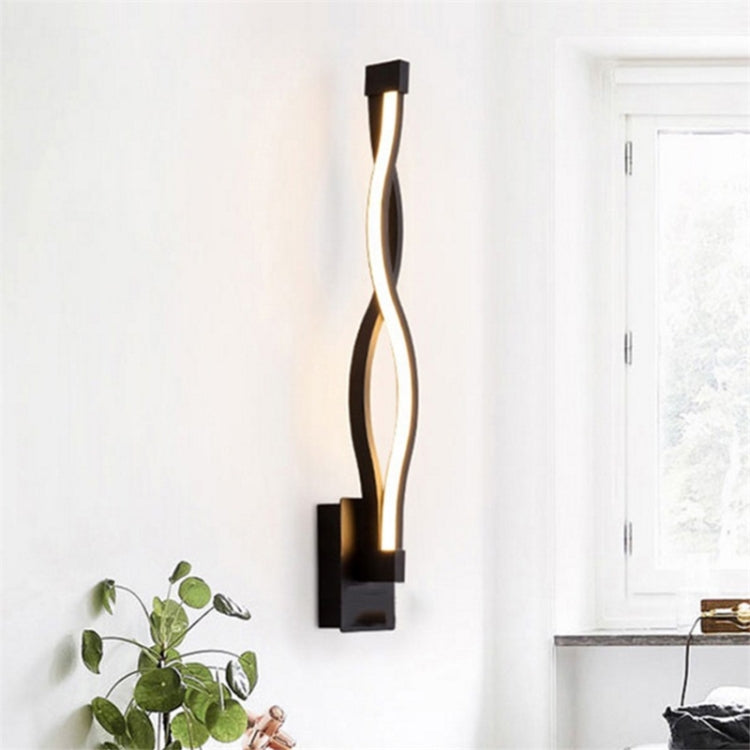 White Simple Led Aisle Bedroom Bedside Wall Lamp(Tri-Color Light)