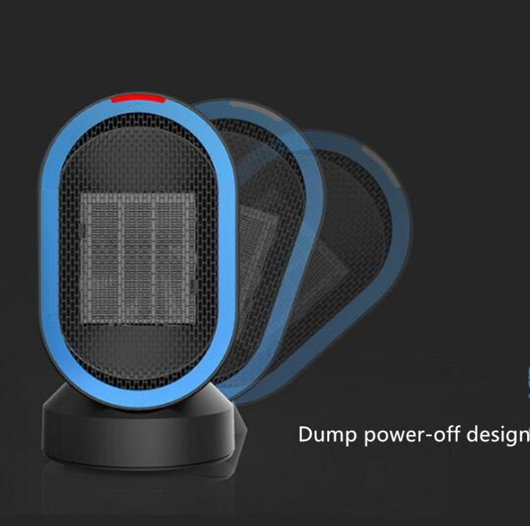 Portable Small Solar Heater Home Mini Energy Saving Moving Head Heater Desktop Electric Heater National Standard Plug, Color:White