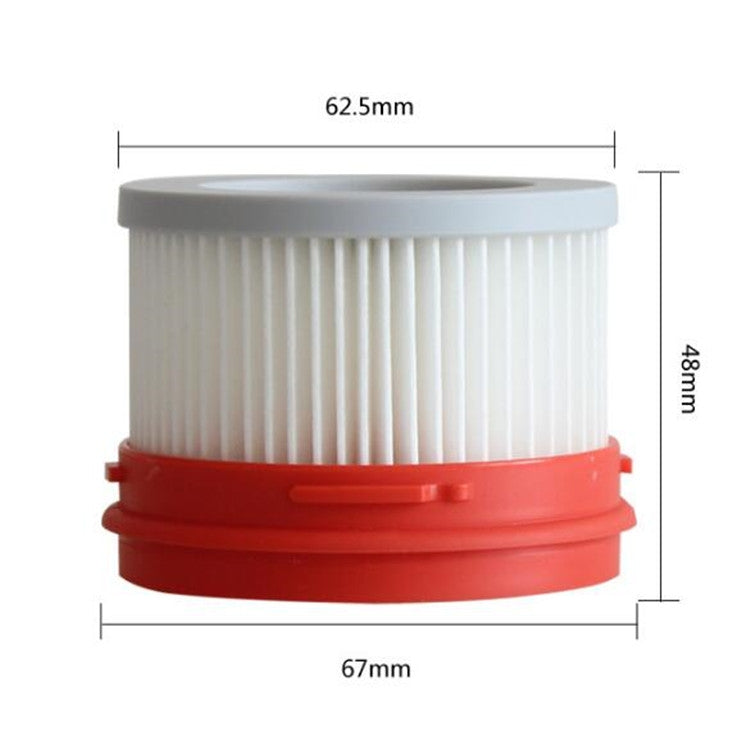 2 PCS Vacuum Cleaner Filter Cleaning Tool for Dreame V9 Wireless Handheld Vacuum Cleaner(White)