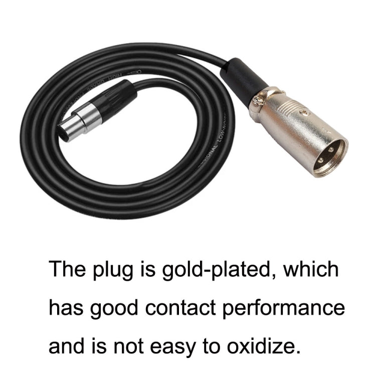 Xlrmini Caron Male To Mini Female Balancing Cable For 48V Sound Card Microphone Audio Cable, Length:10m