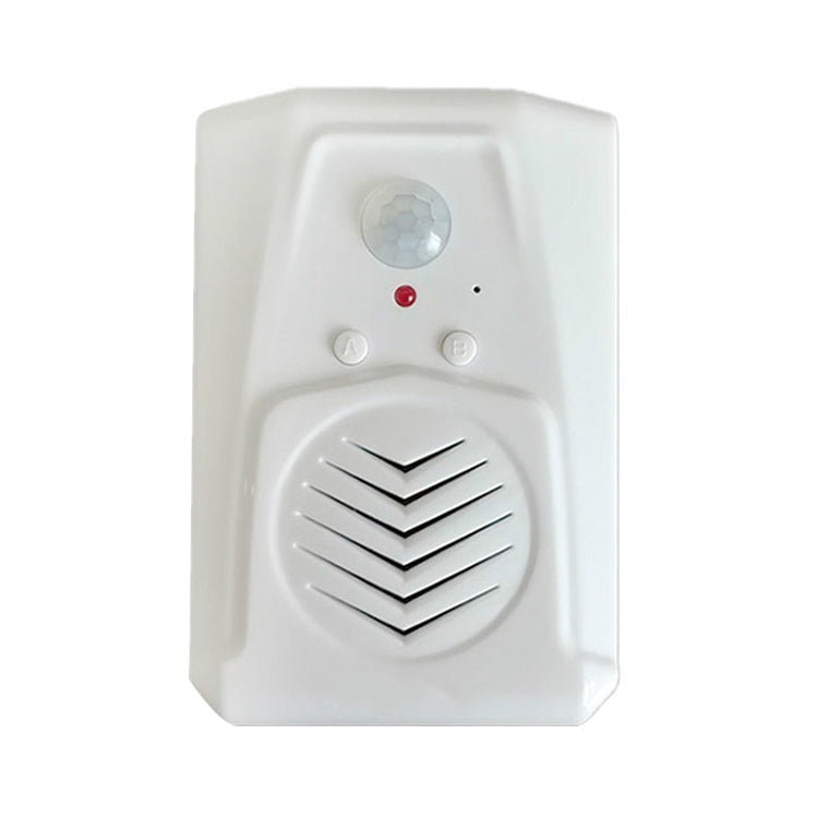 Two Way Doorbell Recording Welcome Induction Doorbell Voice Prompter(White)