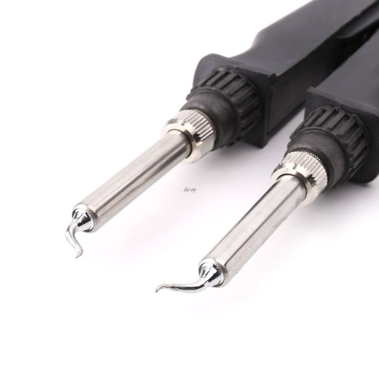Double Soldering Iron Tweezers 902 Handle Pliers Electric Soldering Iron Clip Soldering Station Accessories(902)