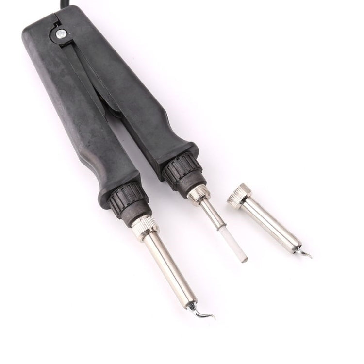Double Soldering Iron Tweezers 902 Handle Pliers Electric Soldering Iron Clip Soldering Station Accessories(902)