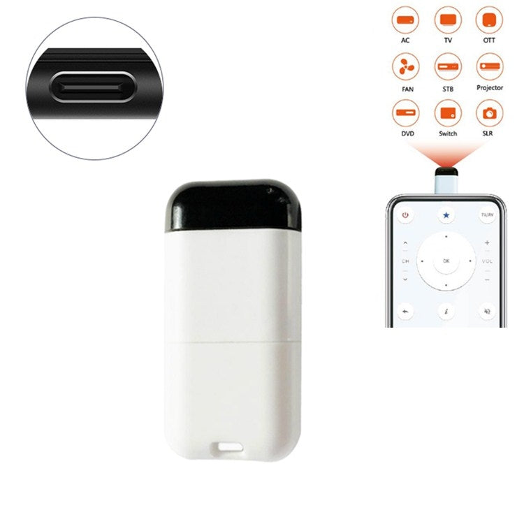 Mobile Phone Remote Control Android Phone Infrared Transmitter Smart Home Appliance Remote Control, Model:USB-C / Type-C Interface
