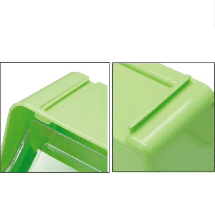6 PCS Tape Storage Box Cutter Desktop Stationery Storage Box(Green)