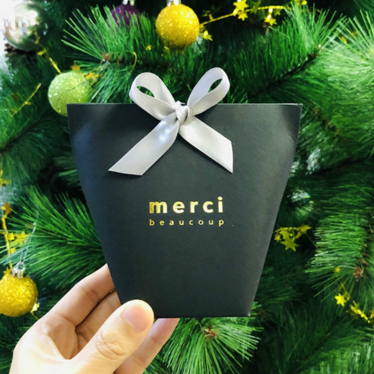 5 PCS Bronzing Carton Gift Box Paper Folding Box Small Creative Gift Bag, Style:Blank