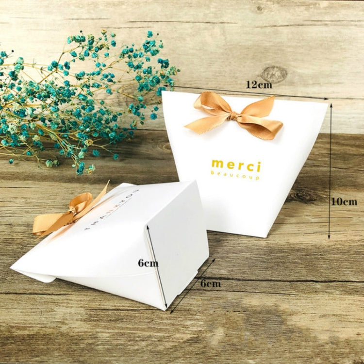 5 PCS Bronzing Carton Gift Box Paper Folding Box Small Creative Gift Bag, Style:Blank