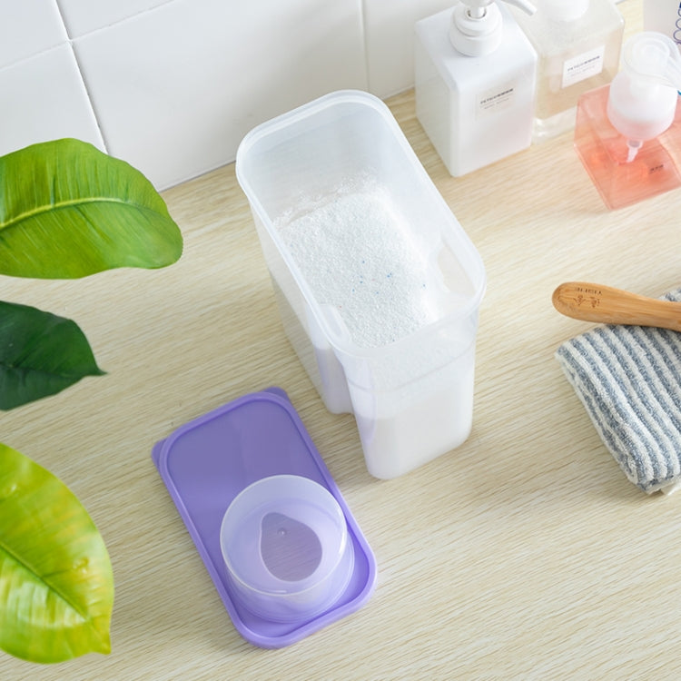 3L Household Plastic Transparent Washing Powder Storage Box Storage Container