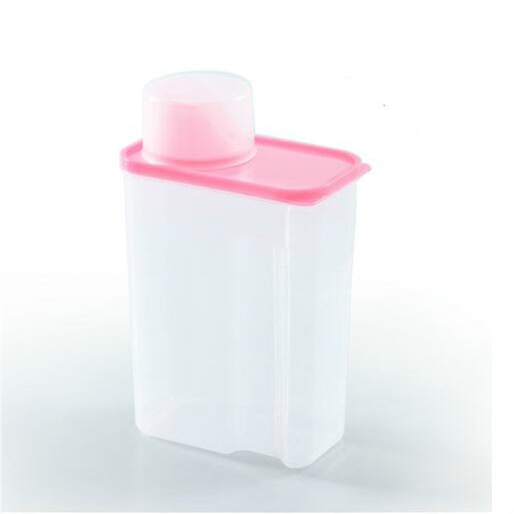 3L Household Plastic Transparent Washing Powder Storage Box Storage Container