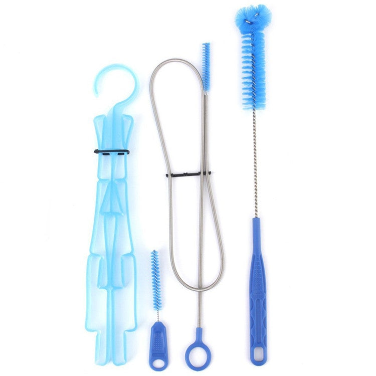 5 PCS Multi-function Cleaning Brush for Cleaning Water Bag Liner Water Nozzle(Blue)
