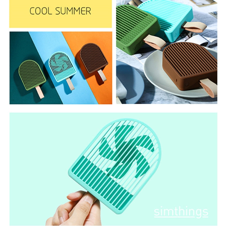 Outdoor Handheld USB Small Electric Fan Student Portable Desktop Silent Mini Ice Cream Fan