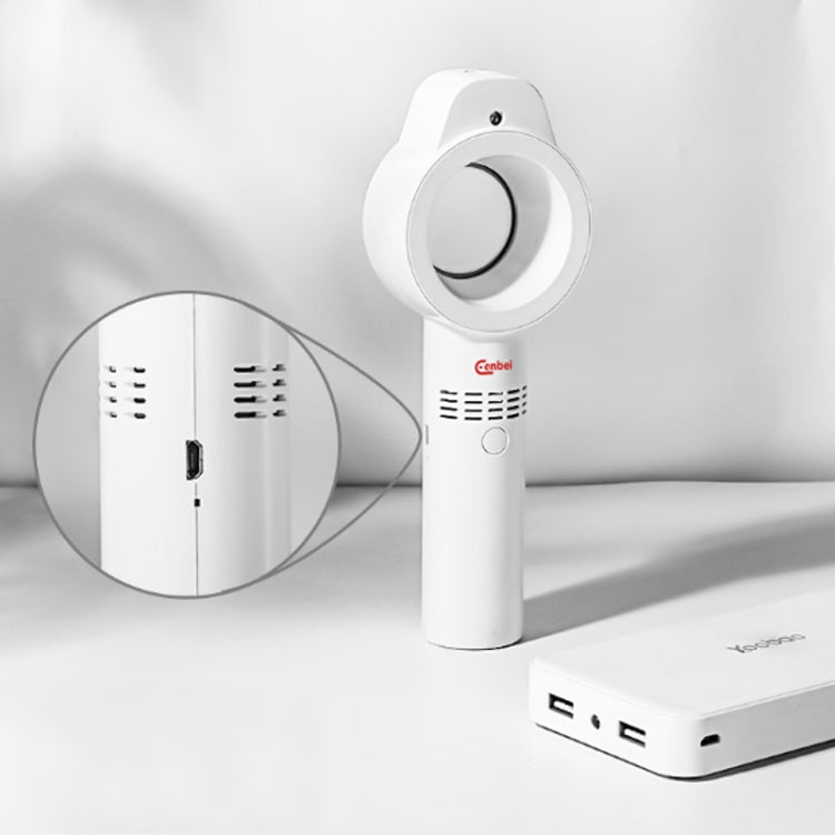 Creative Desktop Leafless Fan USB Charging Portable Mini Spray Fan