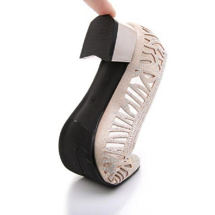 Women Shoes Hollow Rhinestone Pumps, Size:36