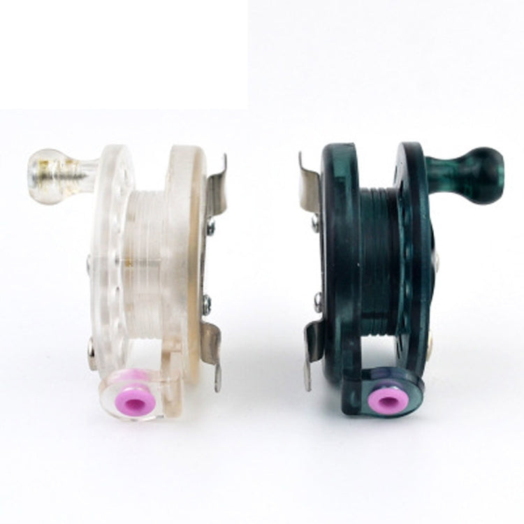 Plastic Ice Fishing Reel Horizontal Fishing Reel With Drain Fishing Reel
