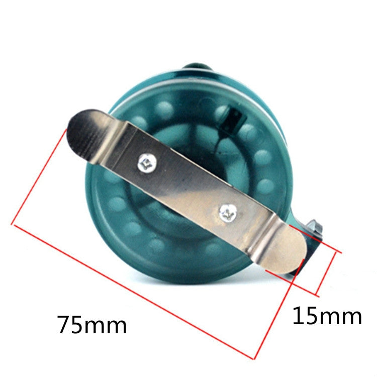 Plastic Ice Fishing Reel Horizontal Fishing Reel With Drain Fishing Reel