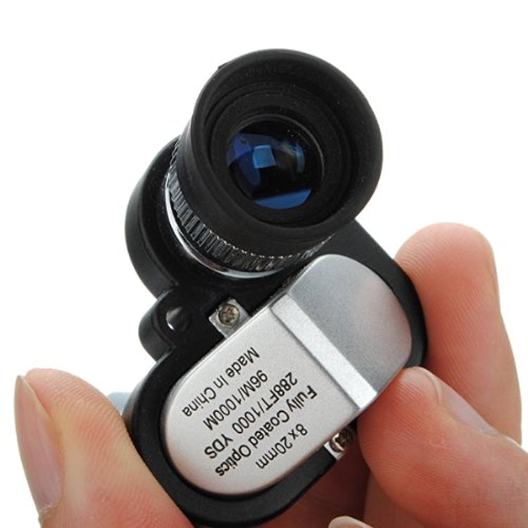 8X20 Mini Corner Monoculars Outdoor Fishing Telescope