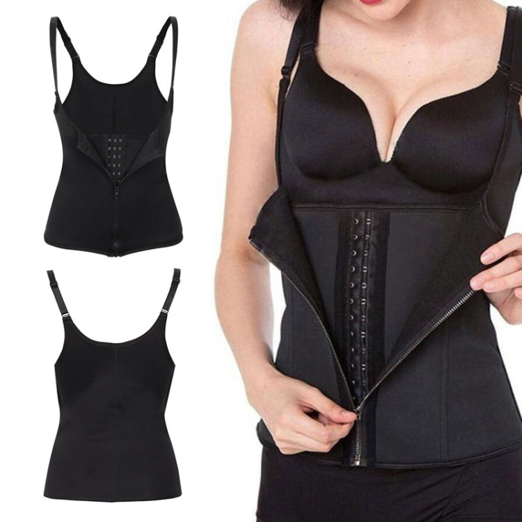 Rubber Underwear Belly Belt Back Buckle Corset, Size:S