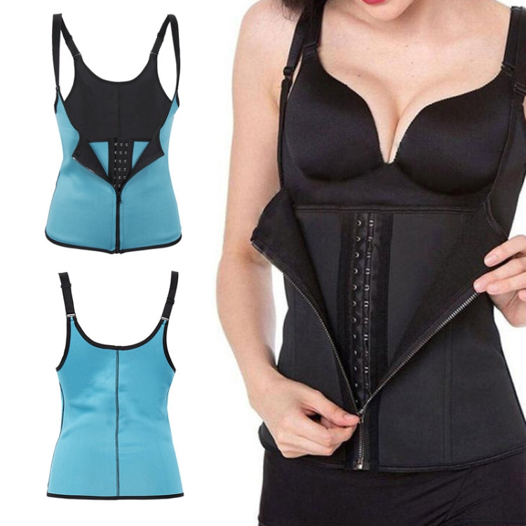 Rubber Underwear Belly Belt Back Buckle Corset, Size:M