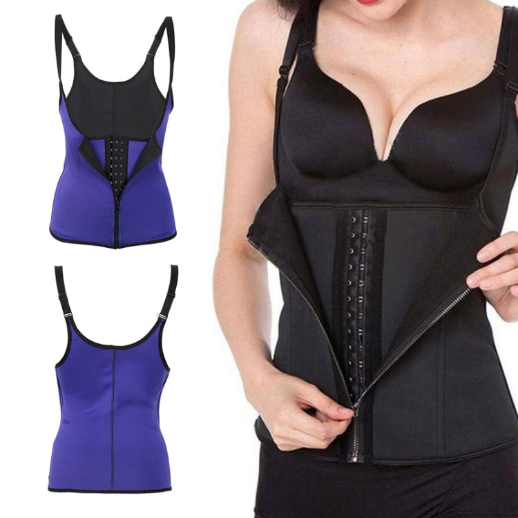 Rubber Underwear Belly Belt Back Buckle Corset, Size:XL
