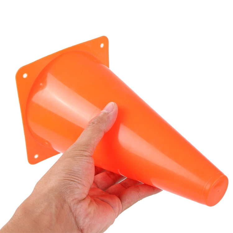 10 PCS Football Obstacle Sign Tube Thickening Road Block Cone without Hole, Size: 18 x 14cm