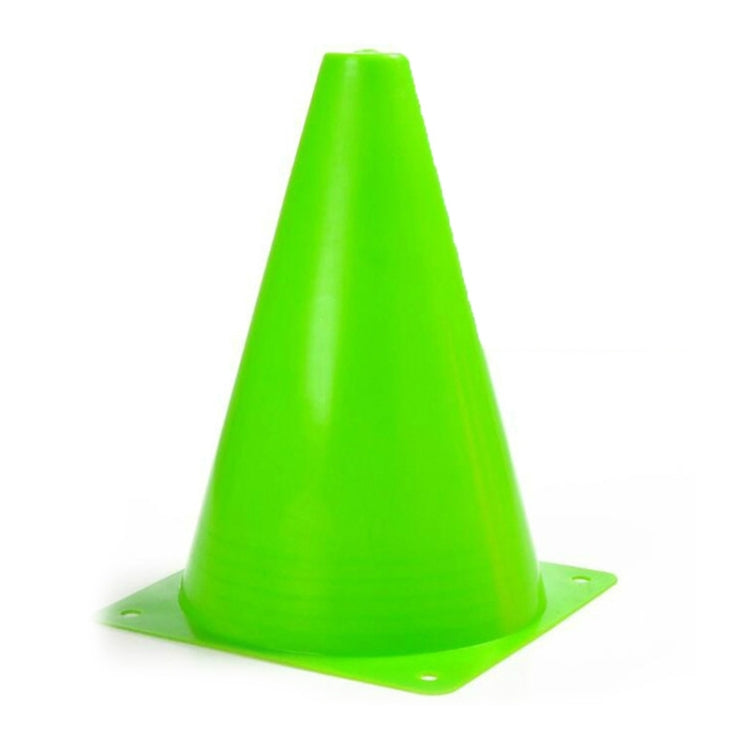 10 PCS Football Obstacle Sign Tube Thickening Road Block Cone without Hole, Size: 18 x 14cm