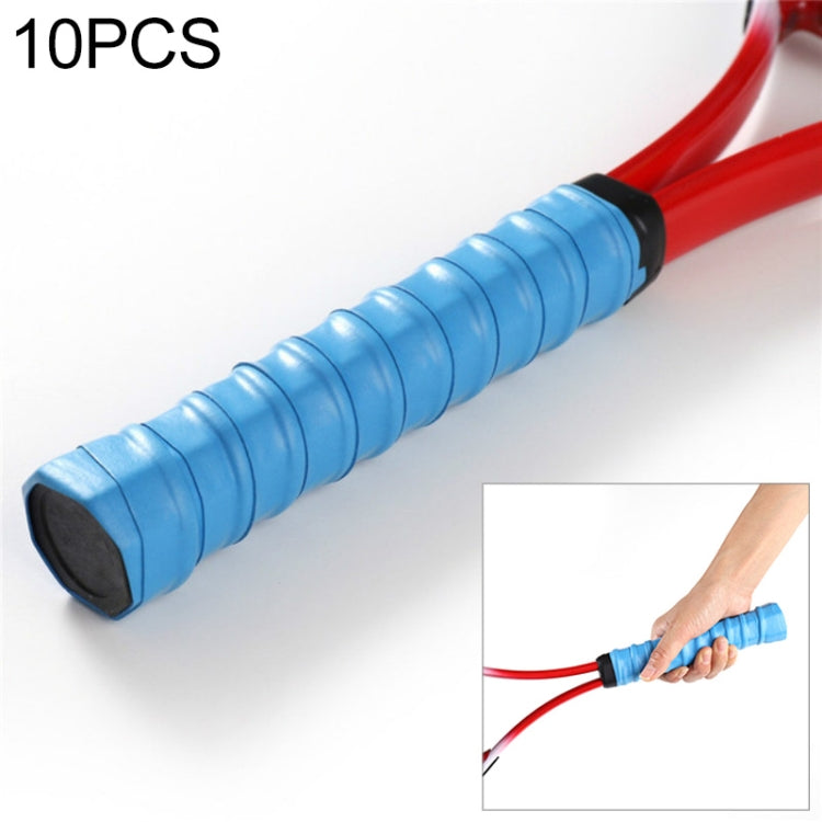 10 PCS Keel Hand Glue Thickened Wear-resistant Tennis Racket Handle Non-slip Sweat-absorbent Belt Grip Winding Band