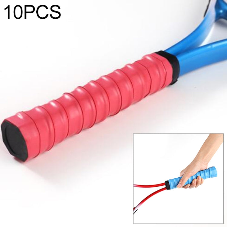 10 PCS Keel Hand Glue Thickened Wear-resistant Tennis Racket Handle Non-slip Sweat-absorbent Belt Grip Winding Band