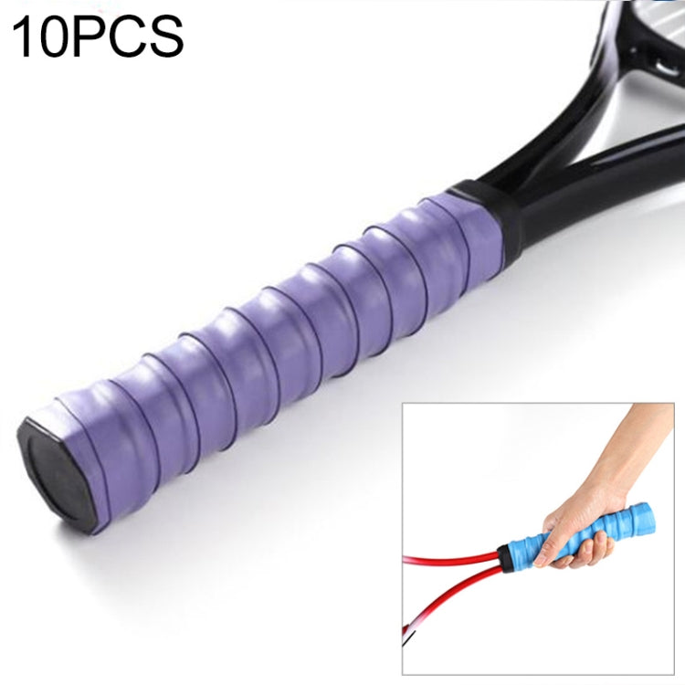 10 PCS Keel Hand Glue Thickened Wear-resistant Tennis Racket Handle Non-slip Sweat-absorbent Belt Grip Winding Band