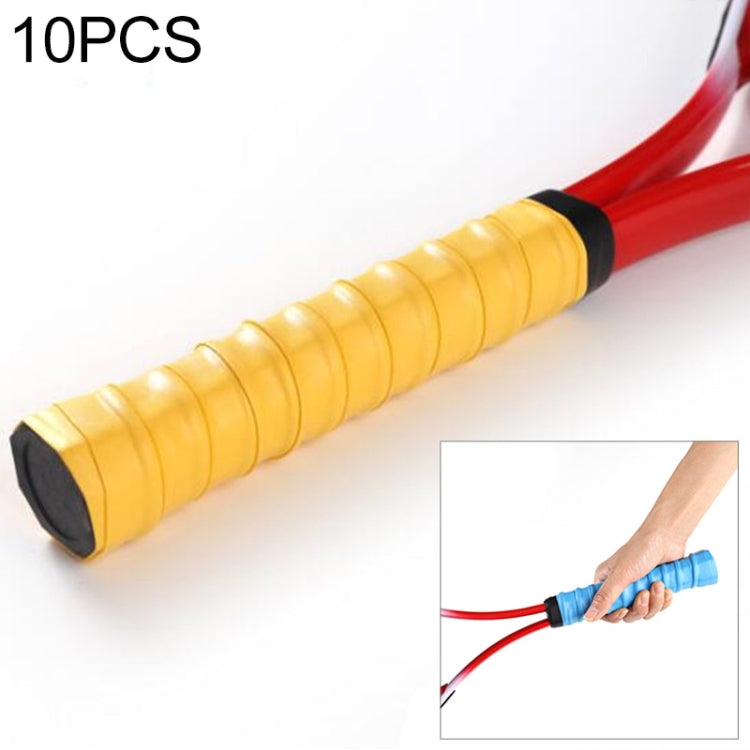 10 PCS Keel Hand Glue Thickened Wear-resistant Tennis Racket Handle Non-slip Sweat-absorbent Belt Grip Winding Band