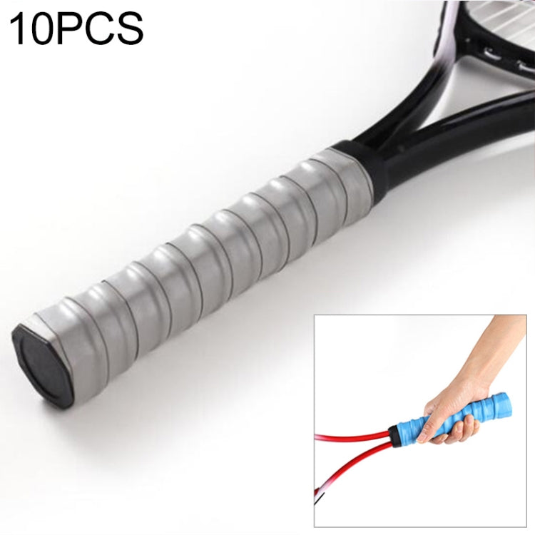 10 PCS Keel Hand Glue Thickened Wear-resistant Tennis Racket Handle Non-slip Sweat-absorbent Belt Grip Winding Band