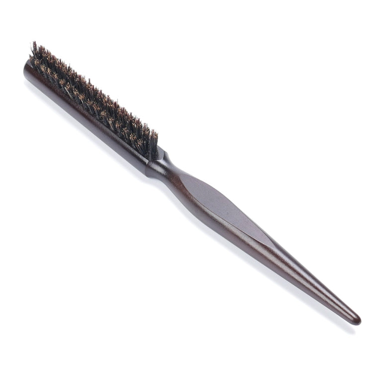 Natural Wood Treated Bristle Comb Hair Styling Tool Pointed Comb(24X3cm)