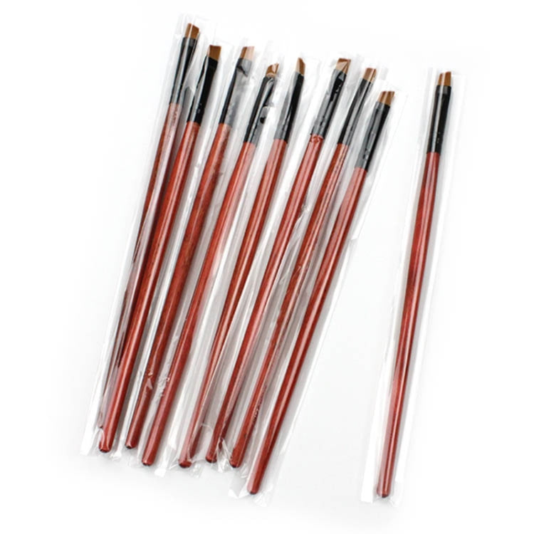 3 PCS Long-stem Beveled Eyebrow Brush