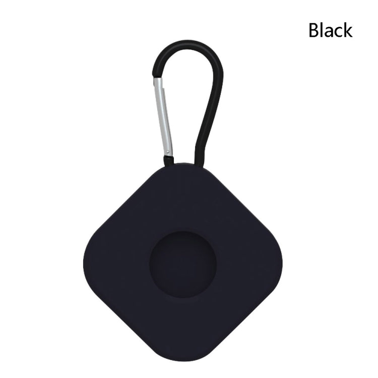4 PCS Square Shape Shockproof Anti-scratch Silicone Protective Case with Carabiner for AirTag