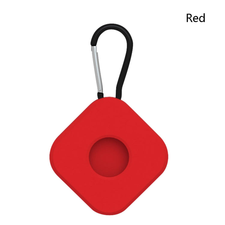 4 PCS Square Shape Shockproof Anti-scratch Silicone Protective Case with Carabiner for AirTag