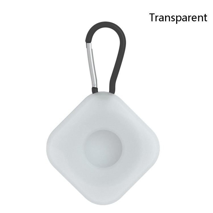 4 PCS Square Shape Shockproof Anti-scratch Silicone Protective Case with Carabiner for AirTag