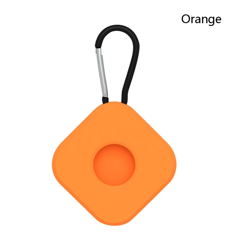 4 PCS Square Shape Shockproof Anti-scratch Silicone Protective Case with Carabiner for AirTag